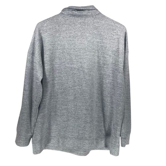 Haven Well Within Womens Gray Sky Heather Sweater Knit Half Zip Size XL - Picture 3 of 6